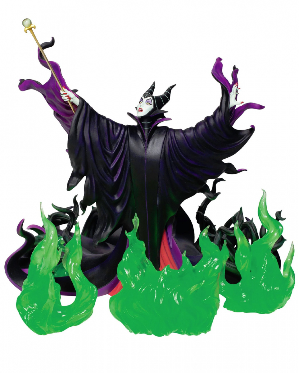 Disney Maleficent Figur mit grünen Flammen 33 cm ➔ von Karneval Universe