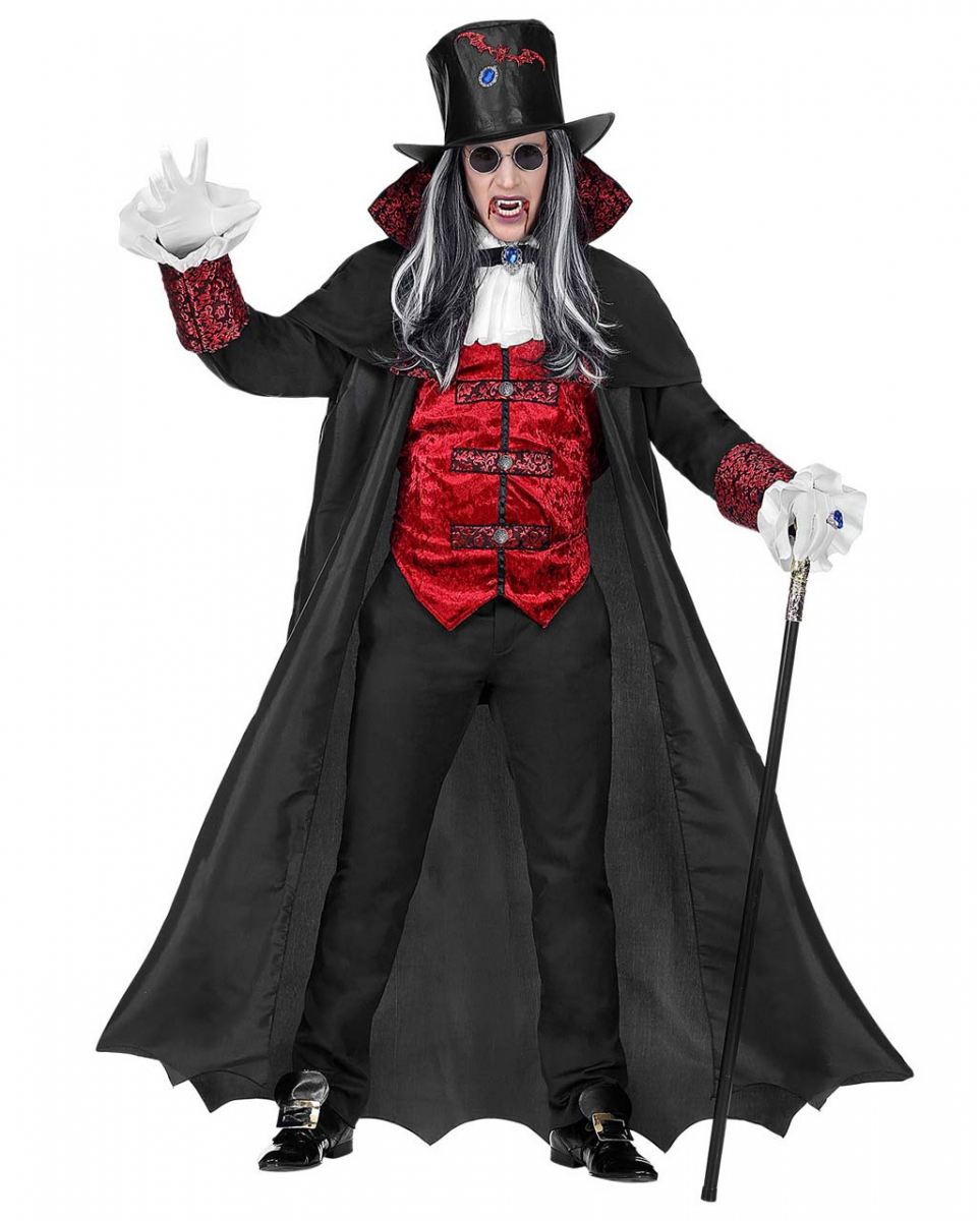 Edler Vampir Graf Kostüm für Halloween & Fasching! M/L von Karneval Universe