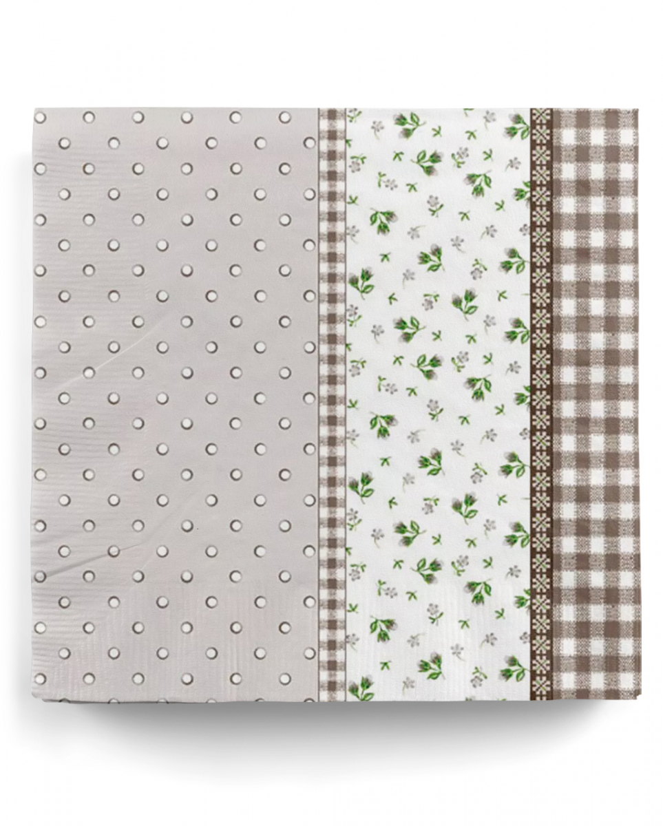 Einwegservietten Frühling taupe 20 St. kaufen! von Karneval Universe