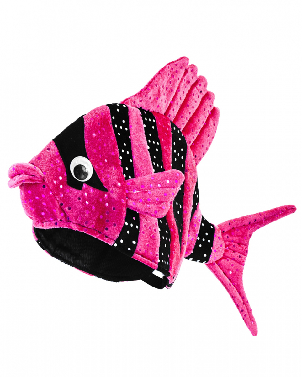 Exotischer Fischhut Pink