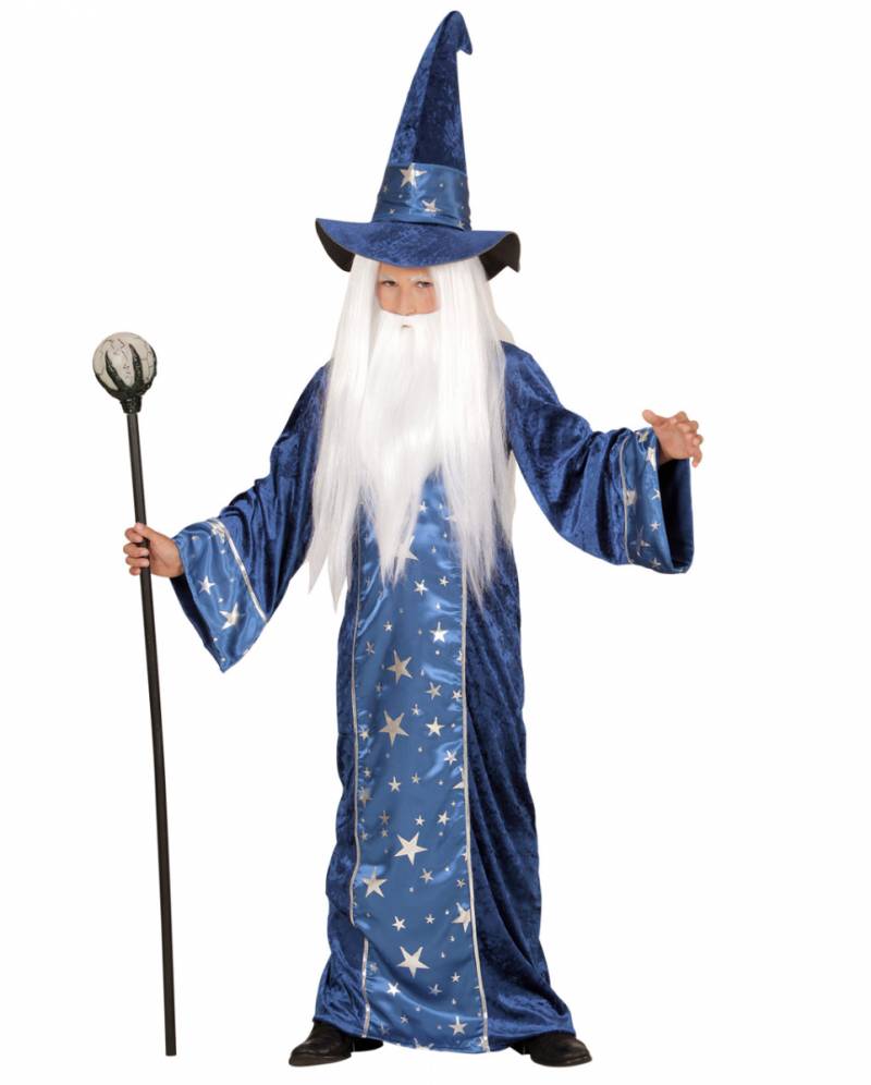 Fantasy Zauberer Kinderkostüm für Fasching ✰ XS / 4-5 Jahre von Karneval Universe