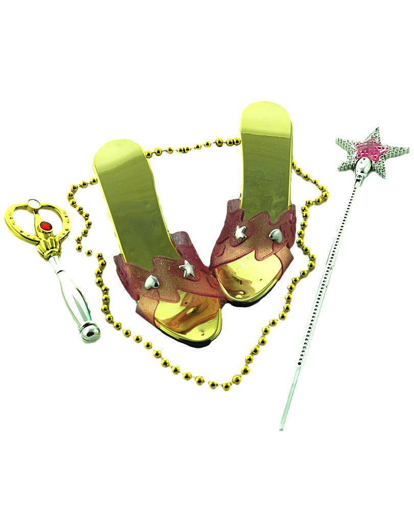 Feen Set rosa   Prinzessinnen Kostüm Zubehör von Karneval Universe