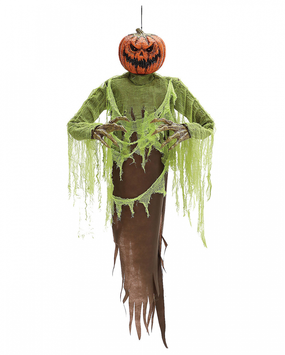 Fetzen Kürbismonster Hängefigur mit LED Augen 150cm ★ von Karneval Universe