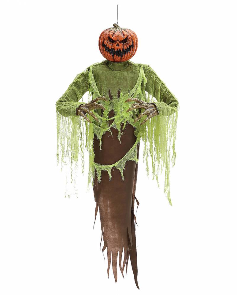 Fetzen Kürbismonster Hängefigur mit LED Augen 150cm ★ von Karneval Universe