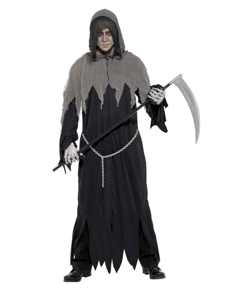 Finsterer Grim Reaper Robe   Klassisches Gevatter Tod Kostüm von Karneval Universe