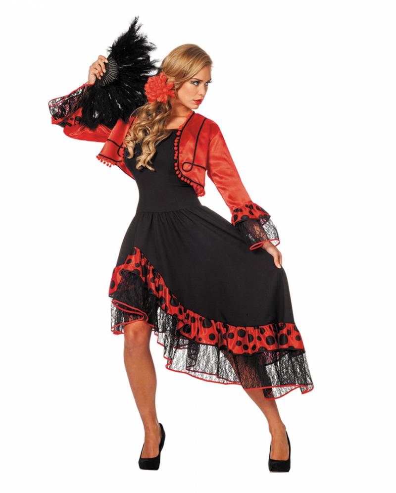Flamenco Kostümkleid mit Bolero für Fasching 46 von Karneval Universe