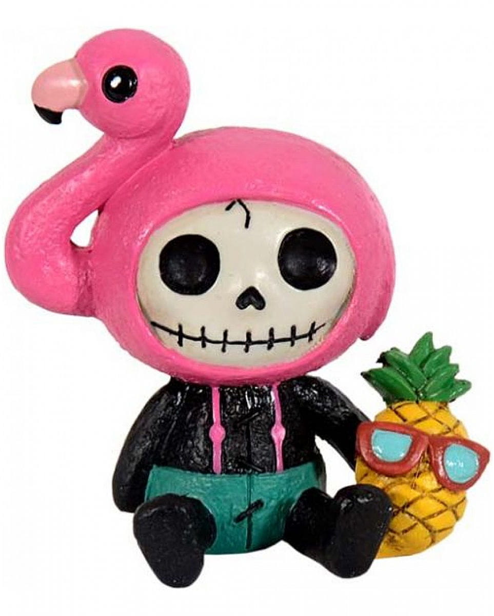 Flamingo Star- kleine Furrybones Figur als Deko von Karneval Universe