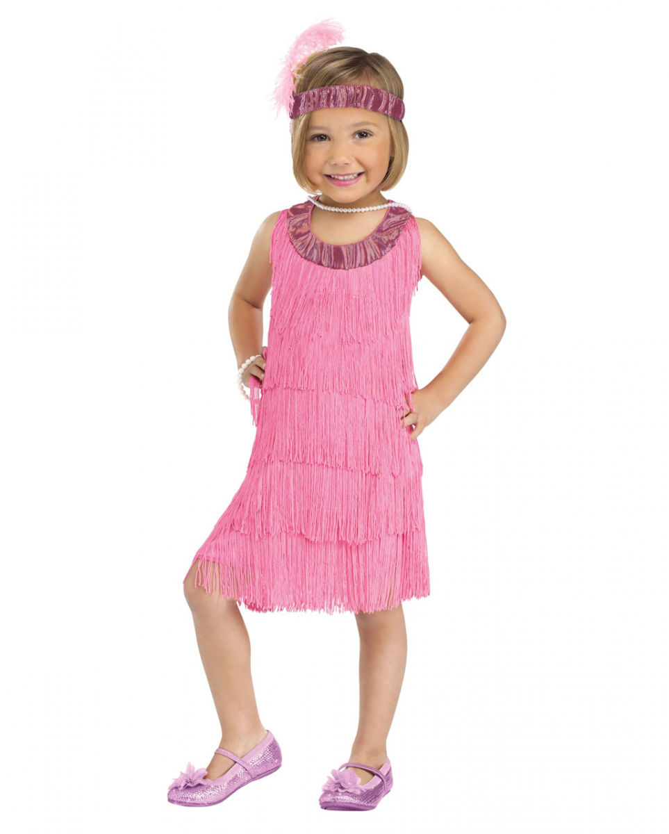 Flapper Mädchen Kleinkinderkostüm   Kostüm für Mädchen aus den 20er Jahren L von Karneval Universe
