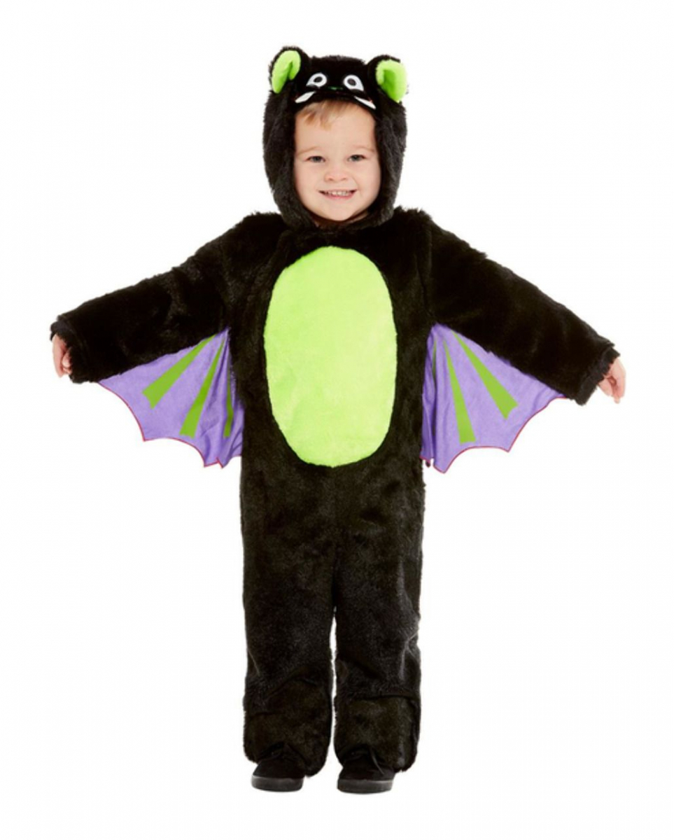 Flauschiger Fledermaus Onesie für Kinder für Halloween & Fasching M Flauschiger Fledermaus Onesie für Kinder für Halloween & Fasching M von Karneval Universe