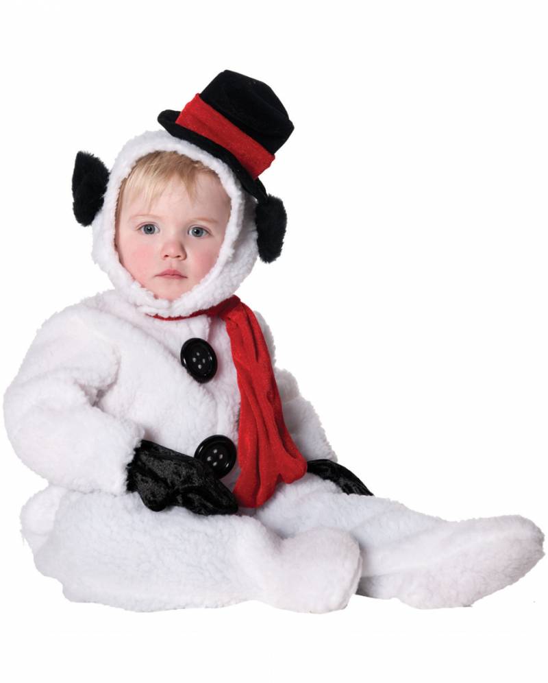 Flauschiger Schneemann Kinderkostüm Gr. M   Schneemann Weihnachts von Karneval Universe
