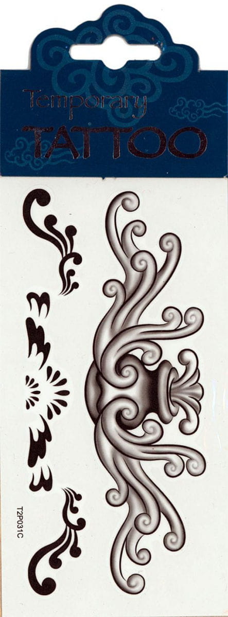 Flügel Tattoo Water Fountain  Tribal Tattoo zum aufkleben auf die von Karneval Universe