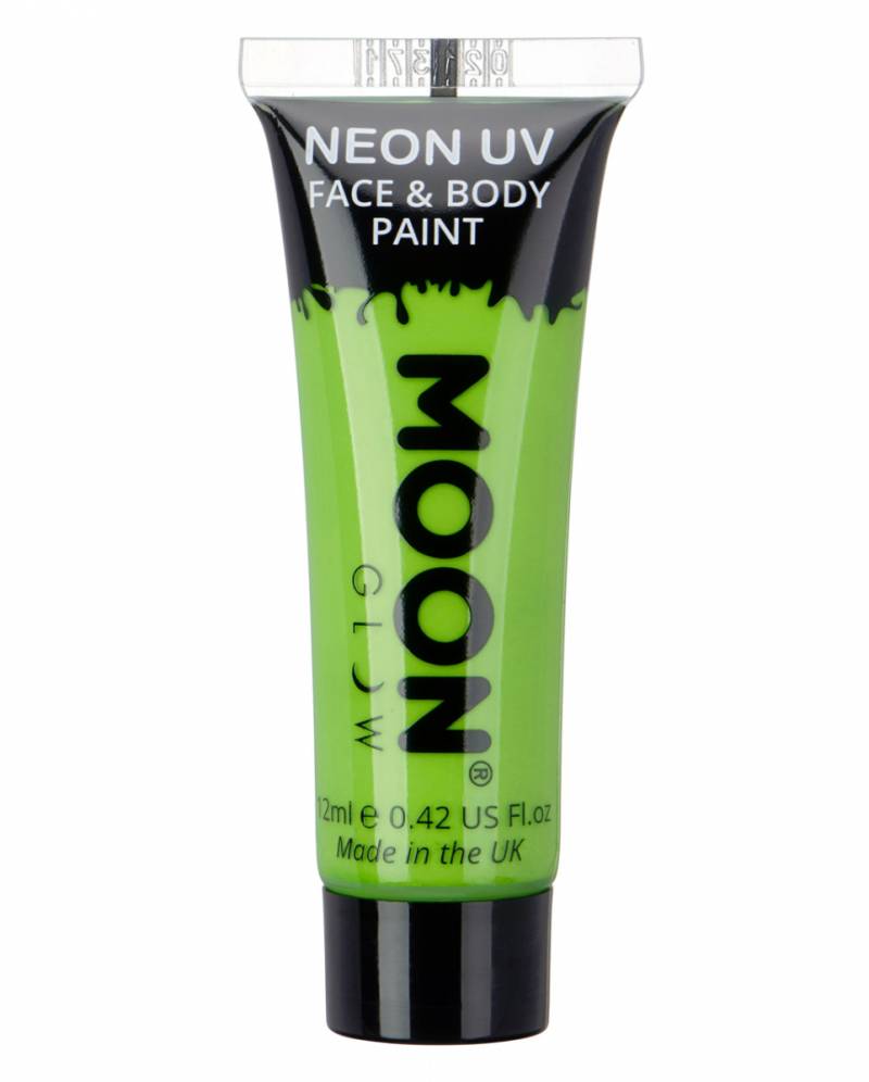 Fluoreszierendes Make-up Neon Grün leuchtend von Karneval Universe