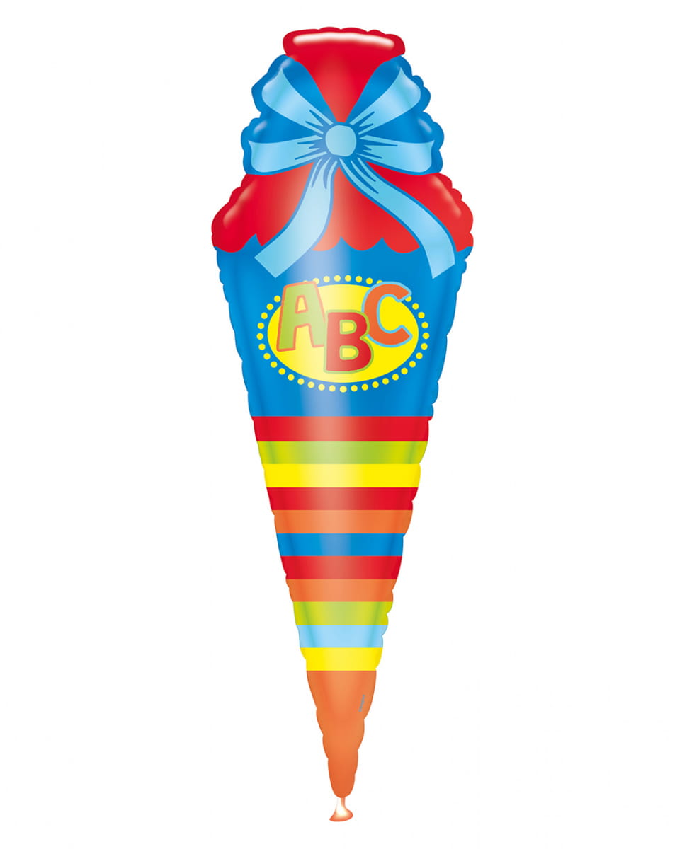 Folienballon ABC Schultüte 111cm  Geschenkartikel von Karneval Universe