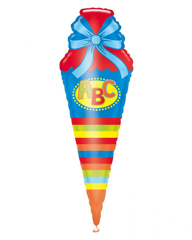 Folienballon ABC Schultüte 111cm  Geschenkartikel von Karneval Universe