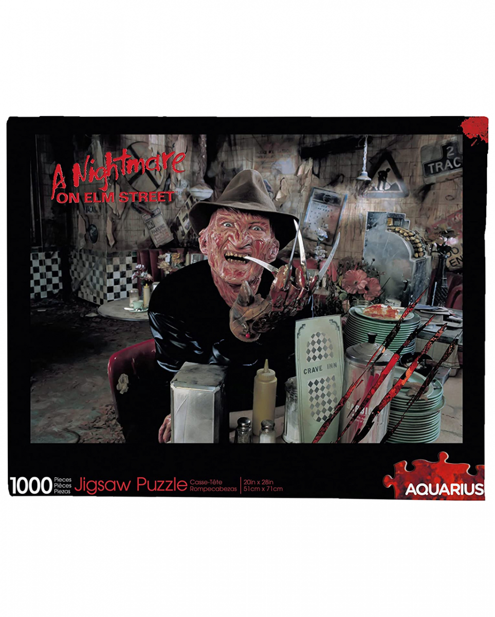 Freddy Krüger - Nightmare on Elm Street Puzzle 1000 Teile ★ von Karneval Universe