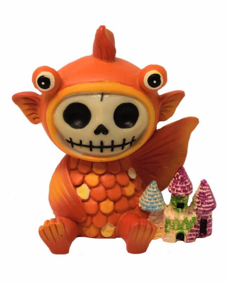 Furrybones Figur klein - Gold Fish  Skelettfigur von Karneval Universe