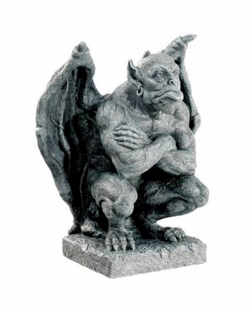 Gargoyle Deimos Figur mit Flügel  Dekofigur von Karneval Universe