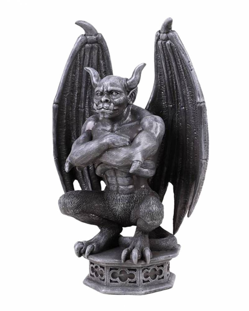Gargoyle Statue mit verschränkten Armen 33cm ➤ von Karneval Universe