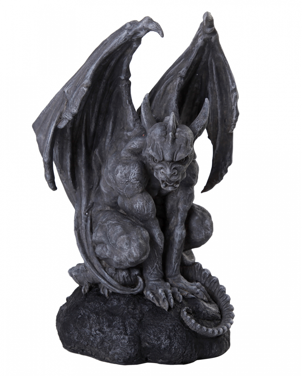 Gargoyle auf Stein sitzend 32cm ★ kaufen von Karneval Universe