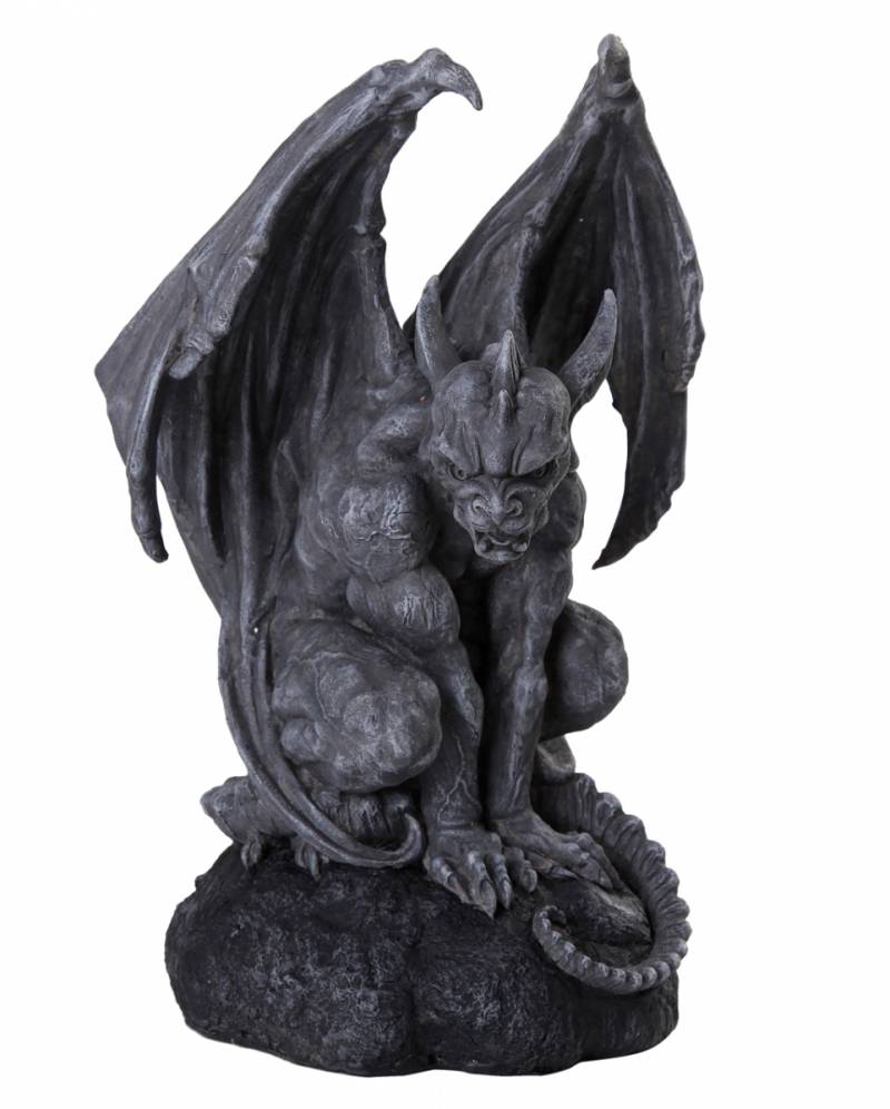 Gargoyle auf Stein sitzend 32cm ★ kaufen von Karneval Universe