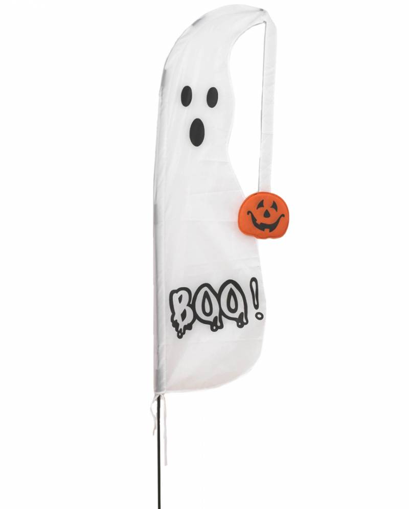 Geist Halloween Fahne 150cm  Für Halloween von Karneval Universe