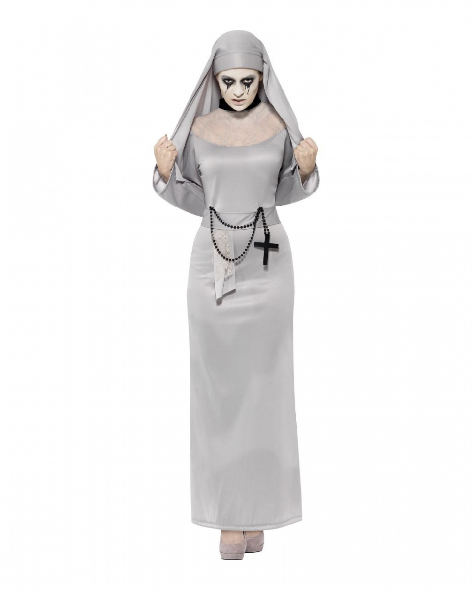 Geister Nonne Kostüm   Gothic Nonnen Outfit M von Karneval Universe