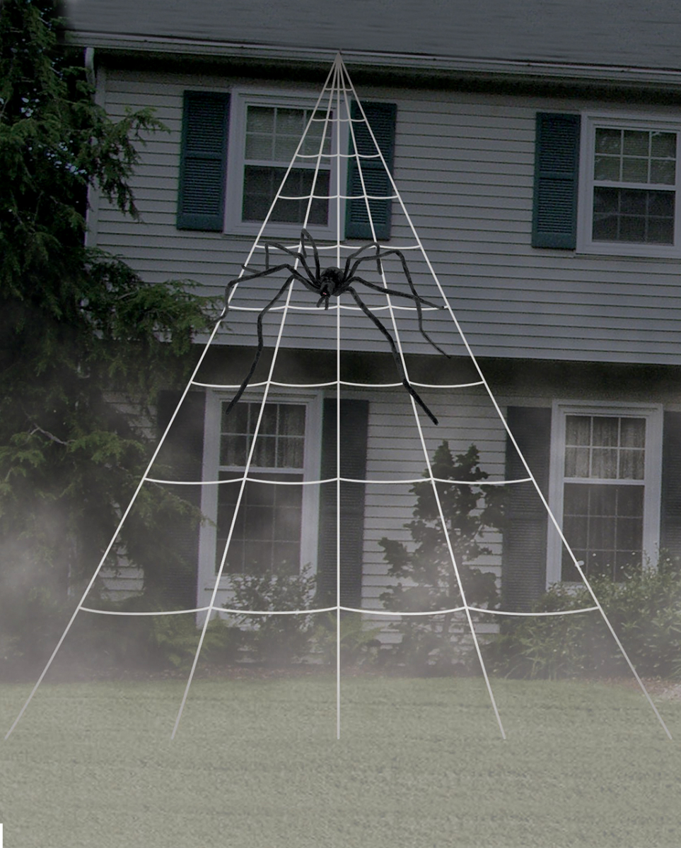 Giant Spider Web Außendekoration 5x5 Meter kaufen von Karneval Universe