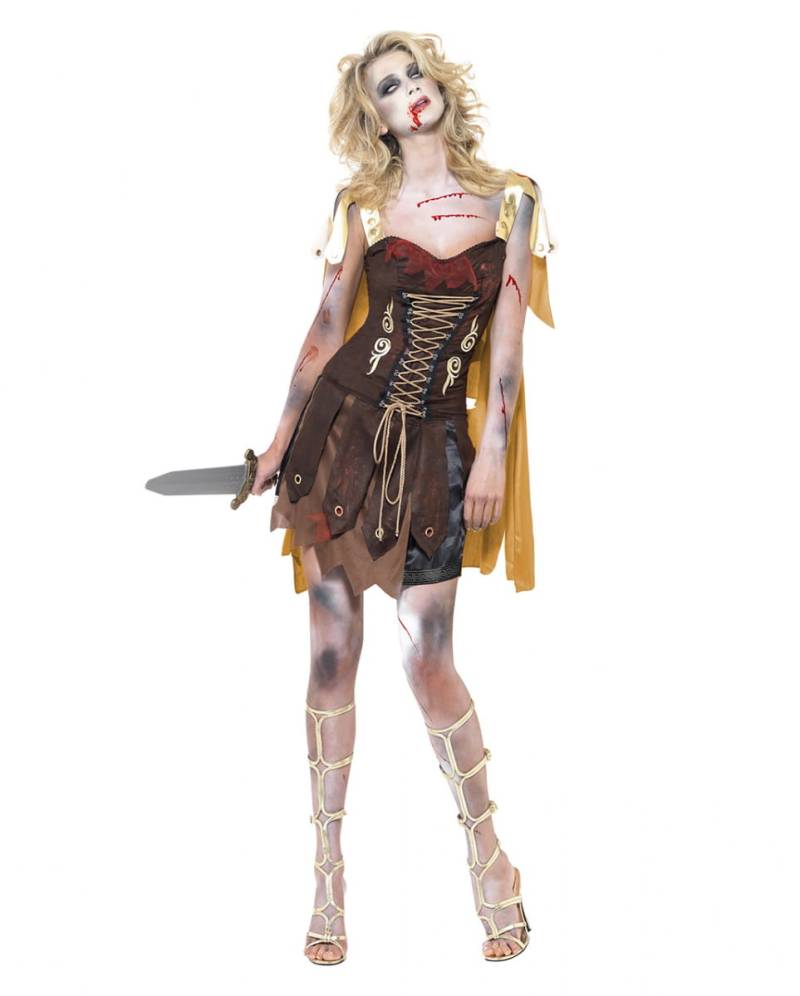 Gladiator Zombie Kostüm für Damen Faschings Verkleidung günstig kaufen M von Karneval Universe