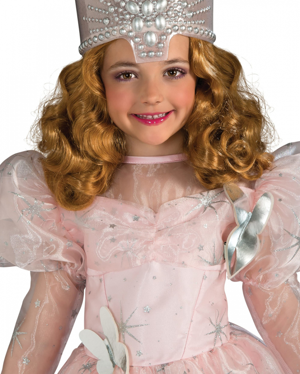 Glinda Perücke für Kinder   Der Zauberer von Oz Lizenzperücke von Karneval Universe