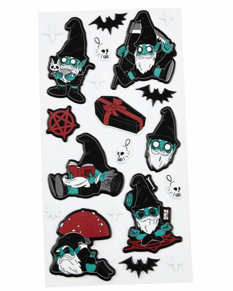 Gnome Puff Sticker Pack KILLSTAR als Gothic Deko von Karneval Universe