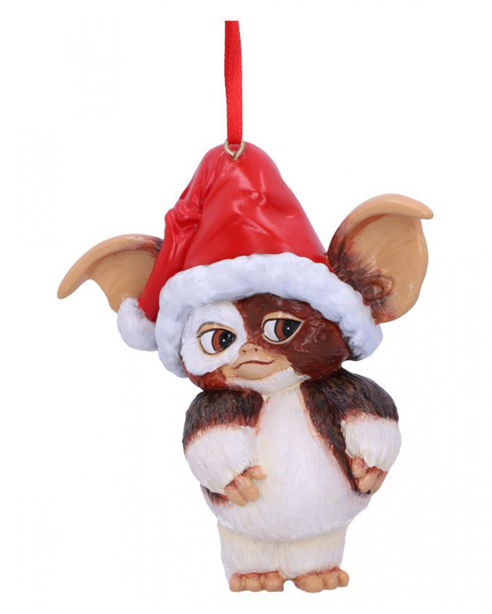 Gremlins Gizmo mit Nikolausmütze Christbaumkugel ➔ von Karneval Universe