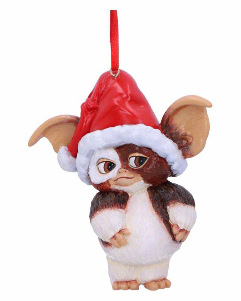 Gremlins Gizmo mit Nikolausmütze Christbaumkugel ➔ von Karneval Universe