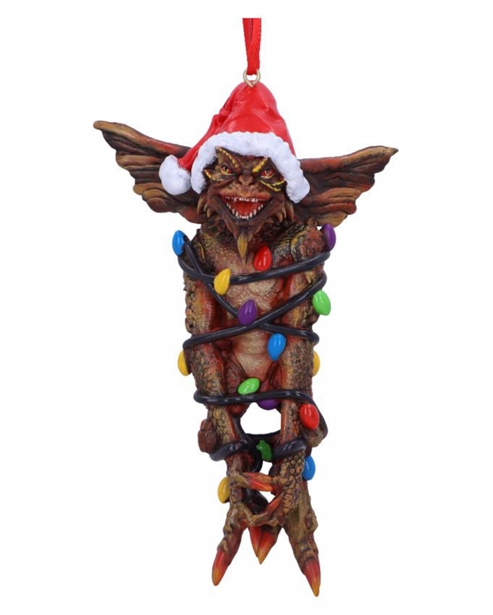 Gremlins Stripe in Lichterkette Christbaumkugel ✪ von Karneval Universe