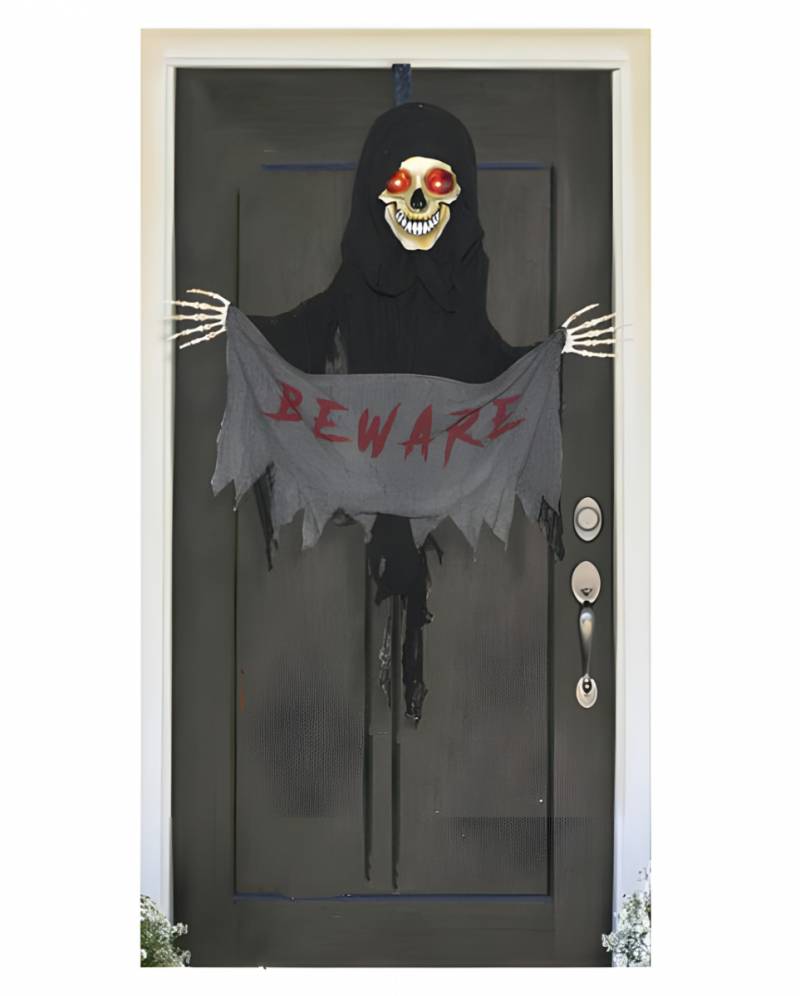 Grim Reaper Figur mit Bewegung als Türdekoration 135cm ? von Karneval Universe