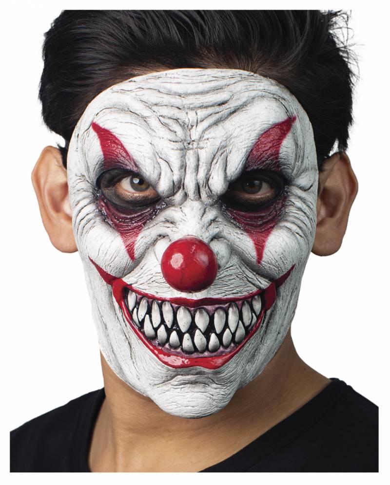 Grinsender Horrorclown Halloween Maske für ? von Karneval Universe