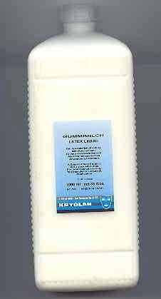 Gummimilch weiß 1000 ml Spezial Make-up Zubehör von Karneval Universe