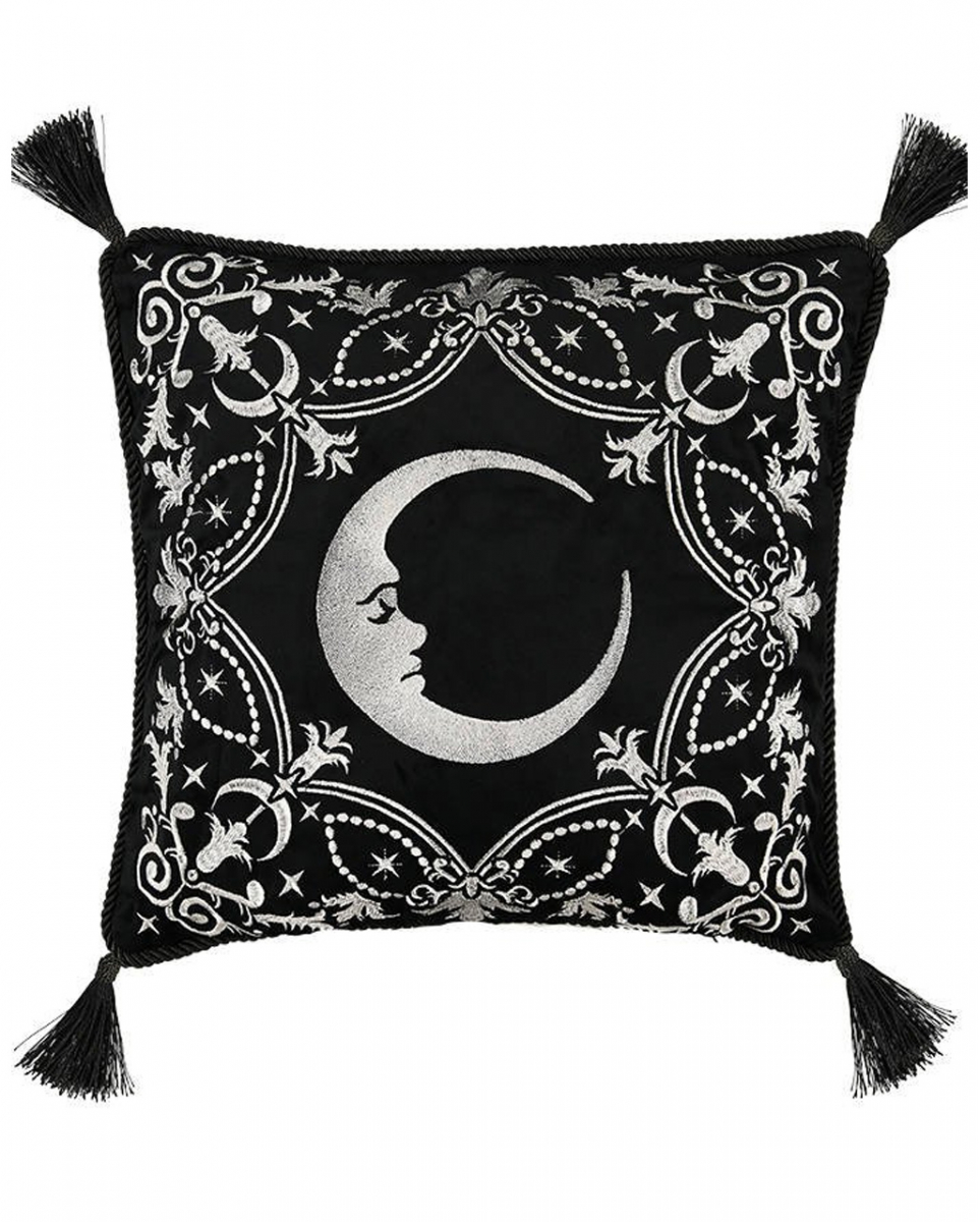 Halbmond mit Ornamenten Kissenbezug 45x45cm ★ von Karneval Universe