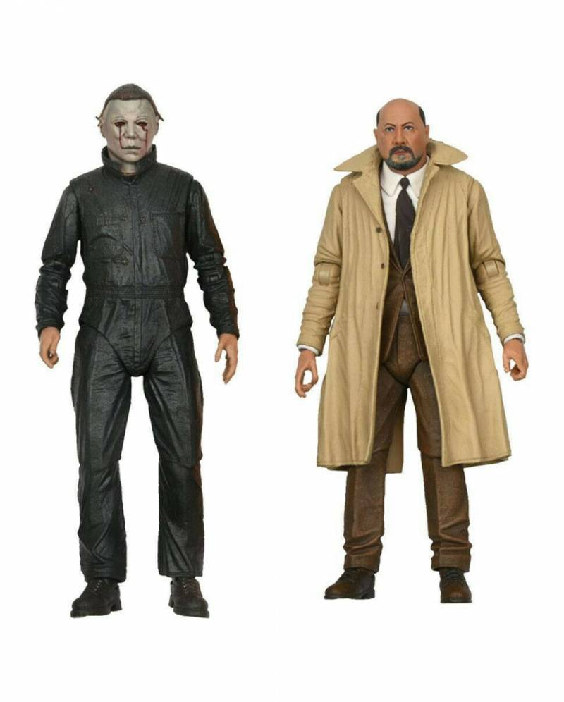 Halloween 2 Ultimate Michael Myers & Dr Loomis Actionfigur Set ★ von Karneval Universe