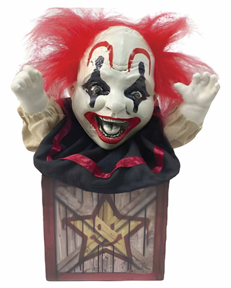 Halloween Clown in der Box Animatronic 27cm ★ von Karneval Universe