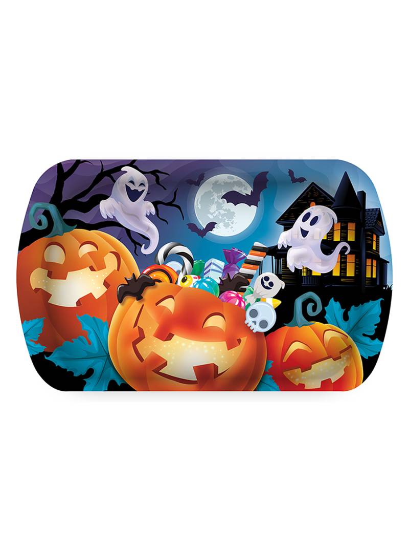 Halloween Geister & Kürbisse Tablett ? von Karneval Universe