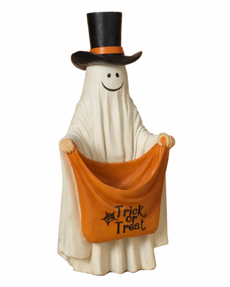 Halloween Gespenst mit Trick or Treat Tasche 42cm ➔ von Karneval Universe