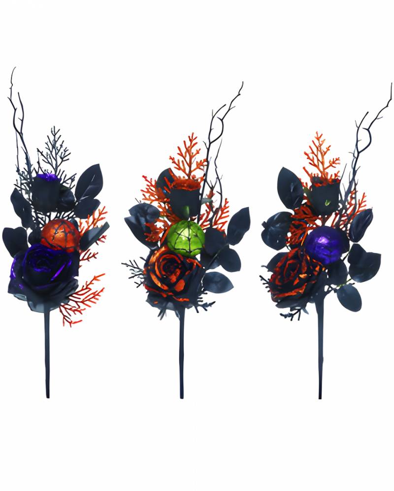 Halloween Glitter Deko Ast für Halloween von Karneval Universe