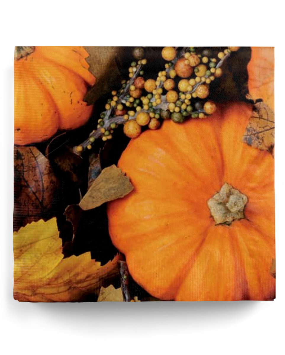 Halloween Servietten mit Kürbis & Herbstblätter 20 St. ◆ von Karneval Universe