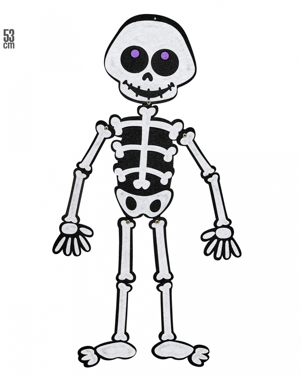 Halloween Skelett Deko für Kinder für Halloween von Karneval Universe