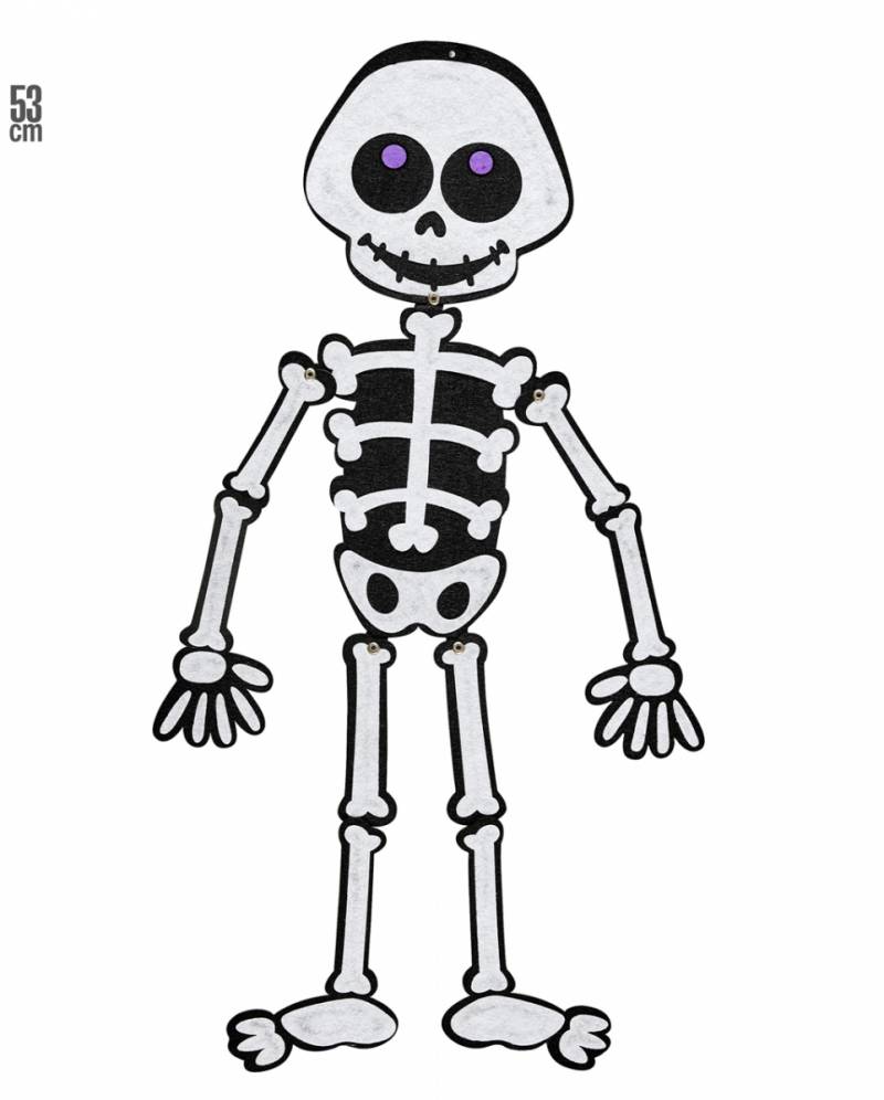 Halloween Skelett Deko für Kinder für Halloween von Karneval Universe