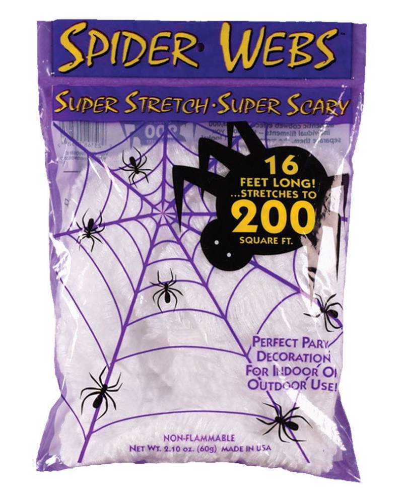 Halloween Spinnweben 60gr. Halloween Dekoration von Karneval Universe