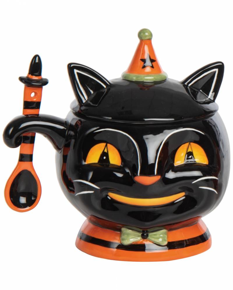 Halloween Suppenschüssel Spooky Cat Johanna Parker 18cm ➤ von Karneval Universe