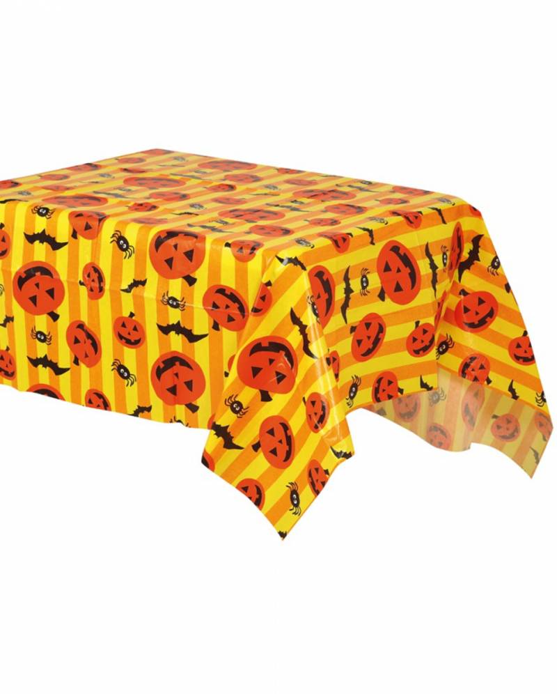 Halloween Tischdecke gestreift online bestellen ★ von Karneval Universe