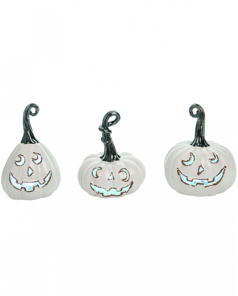 Halloween Vintage Keramik Kürbis mit LED ★ von Karneval Universe