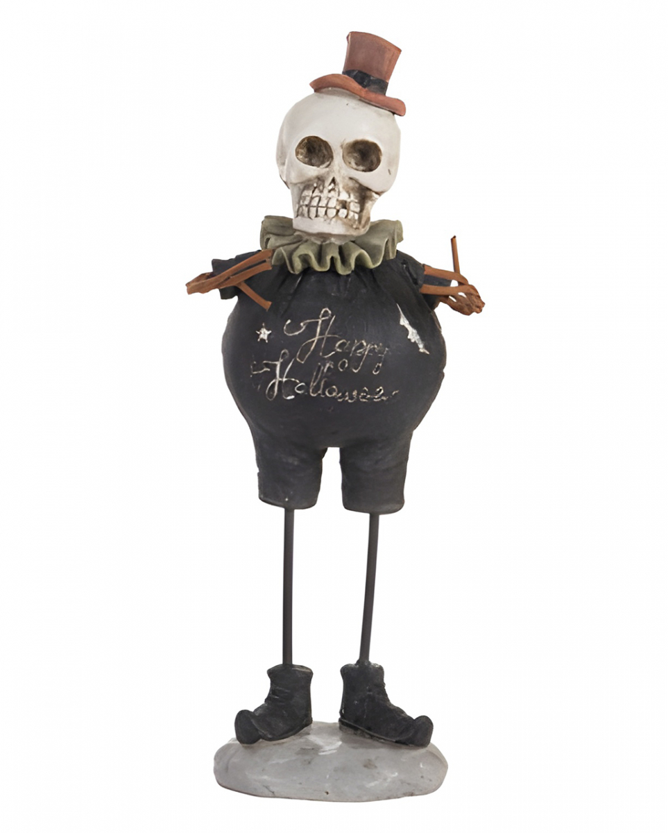 Happy Halloween Skelett Vintage Figur 21cm  Halloween Deko von Karneval Universe